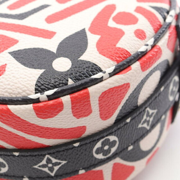 Louis Vuitton LV Crafty Boite Chapeau Shoulder Bag Giant Red Black - Picture 6 of 7